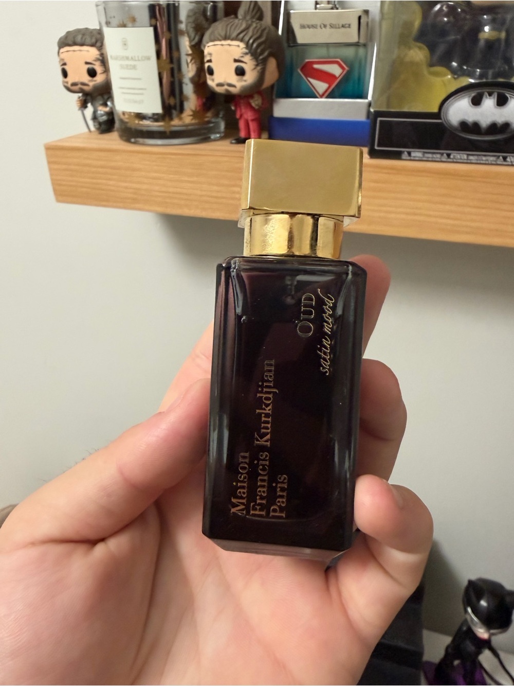 Maison Francis Kurkdjian Oud Satin Mood Perfume - Black & Gold Bottle - Picture 2 of 2